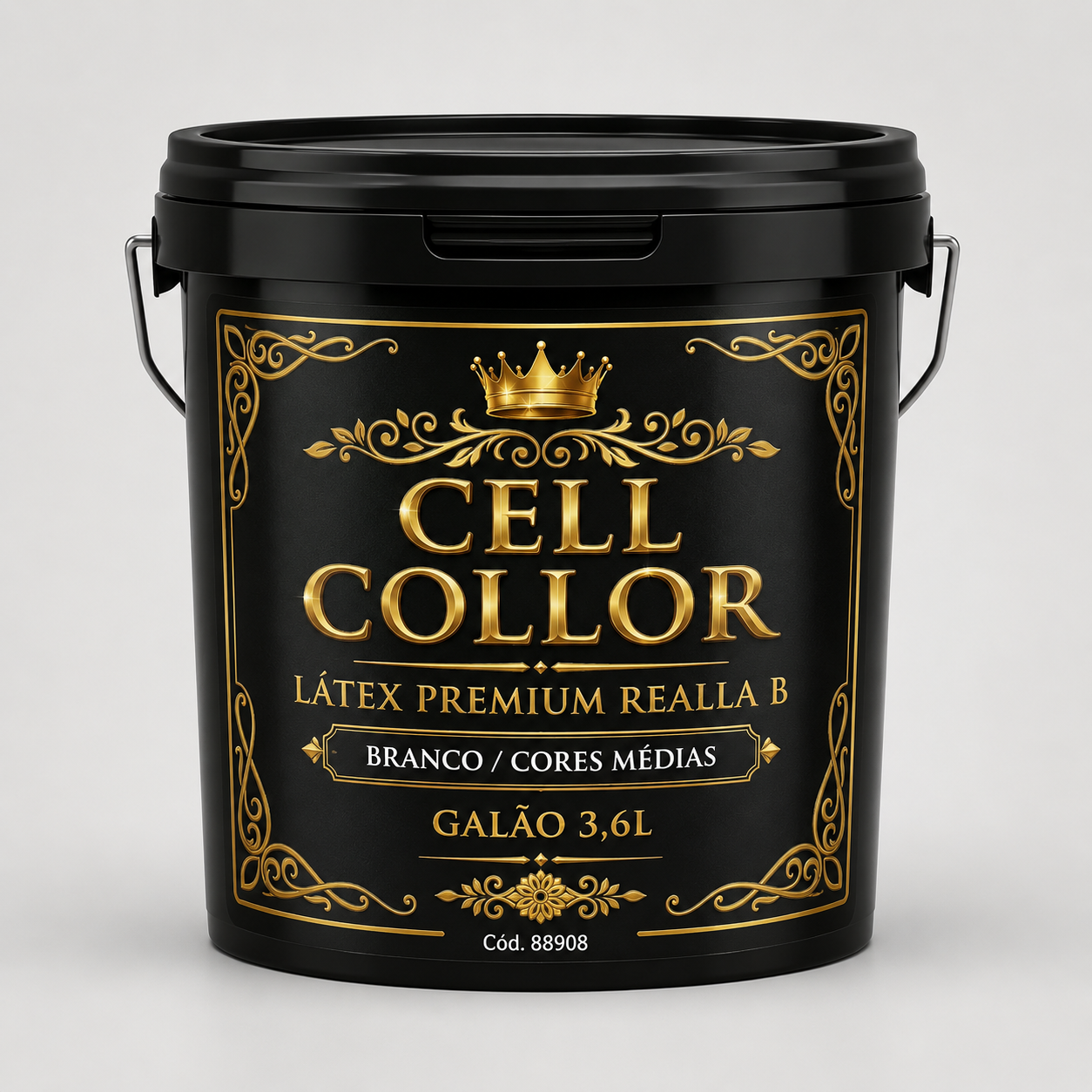 LATEX PREMIUM REALLA B BRANCO/CORES MEDIAS GALAO 3,6L