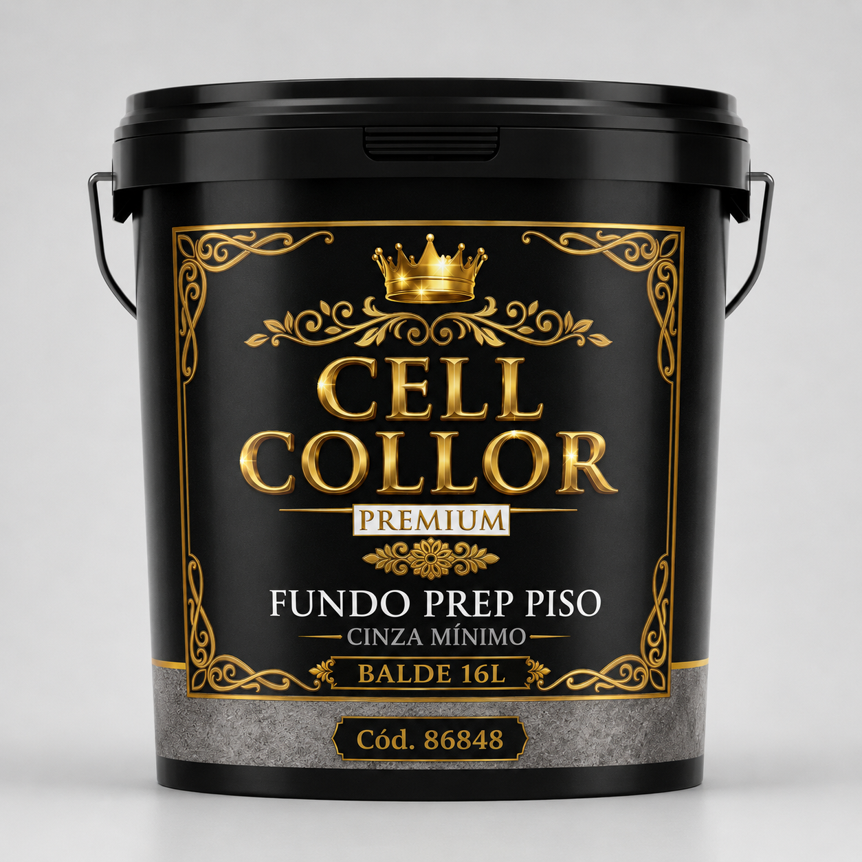 FUNDO PREPARADOR PISO CINZA MINIMO BALDE 16L