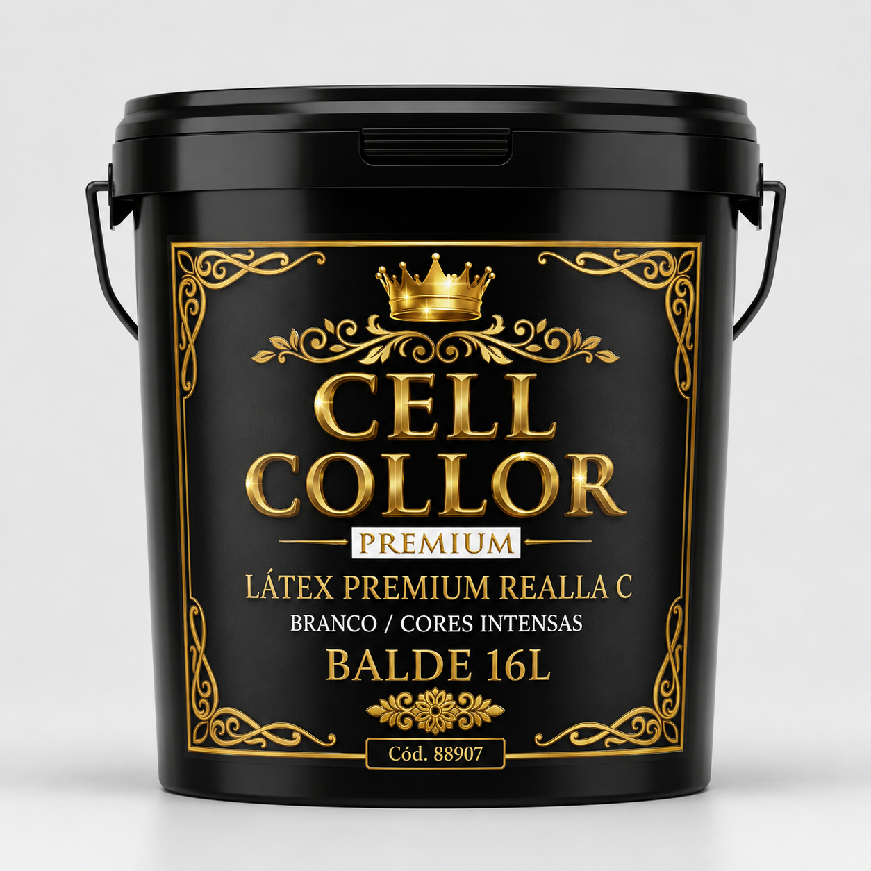 LATEX PREMIUM REALLA C BRANCO/CORES INTENSAS BALDE 16L